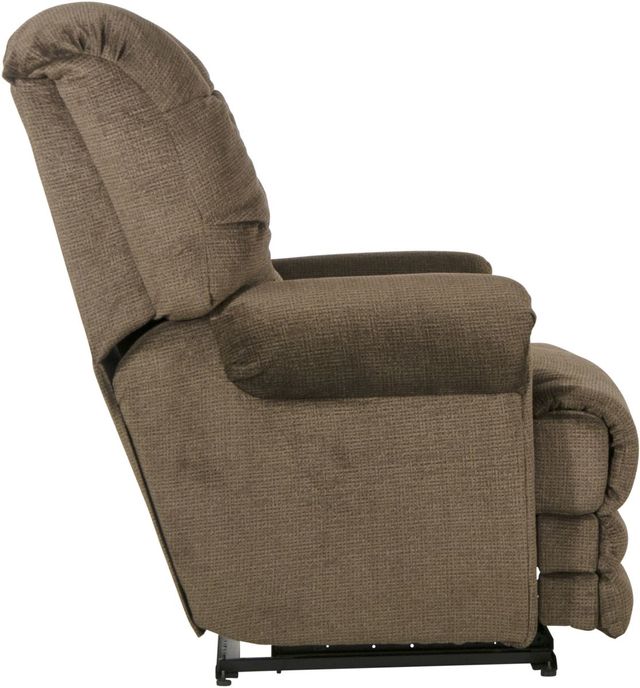 Catnapper® Malone Truffle Lay Flat Power Recliner with Extended Ottoman 2