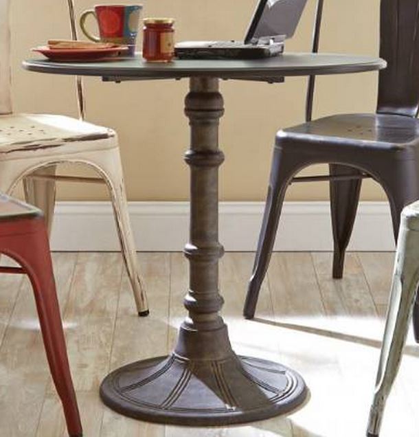 oswego round bistro table bronze