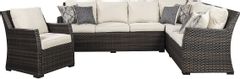 Signature Design by Ashley® Easy Isle Sectional Sofa with Cushions and Matching Lounge Chair