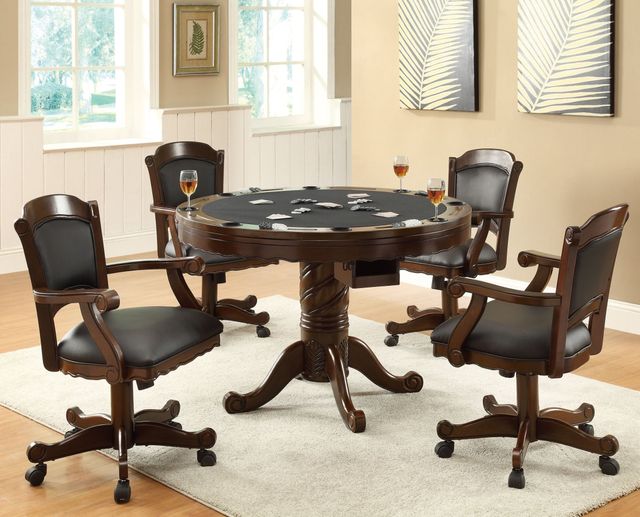 Coaster® Turk 5 Piece 3-In-1 Game Table and Chair Set 1