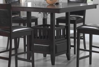 Coaster® Jaden 5 Piece Square Counter Height Dining Table and Chair Set