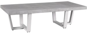 Universal Explore Home™ Coastal Living Outdoor South Beach Chalk/Gray Cocktail Table