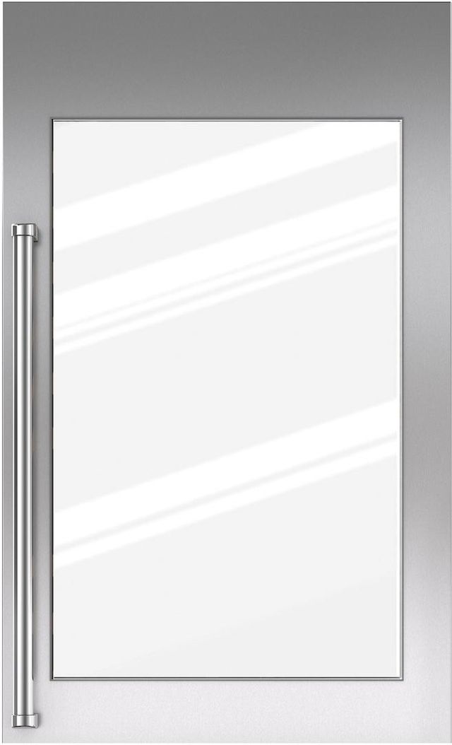 Sub-Zero® 30" Integrated Stainless Steel Tall Wine Storage Door Panel with Pro Handle