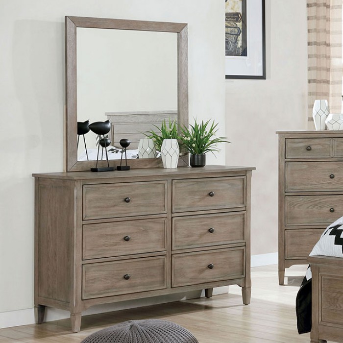 Brushed grey store dresser