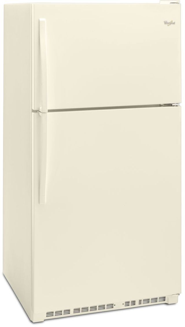 Whirlpool® 20.5 Cu. Ft. Top Freezer Refrigerator-Biscuit 1