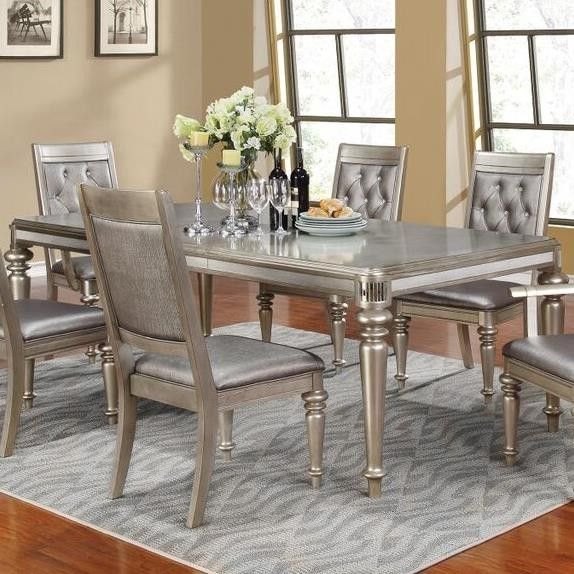 Coaster® Danette 7 Piece Rectangular Dining Table and Chair Set 4