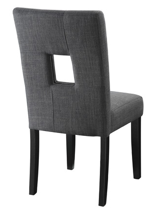 Coaster® Andenne Set of 2 Gray and Black Chairs-1