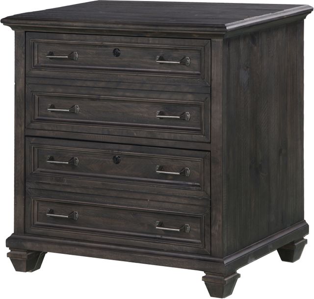 Magnussen Home® Sutton Place Weathered Charcoal Lateral File-1