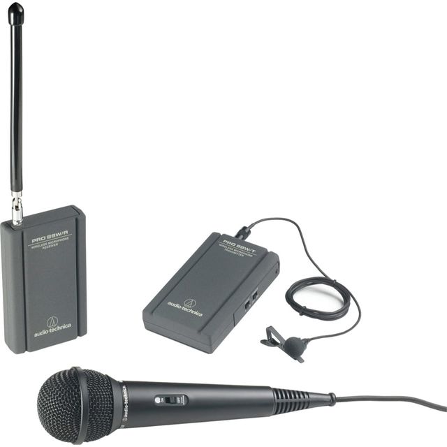 Audio-Technica® ATR288W VHF TwinMic™ System 0