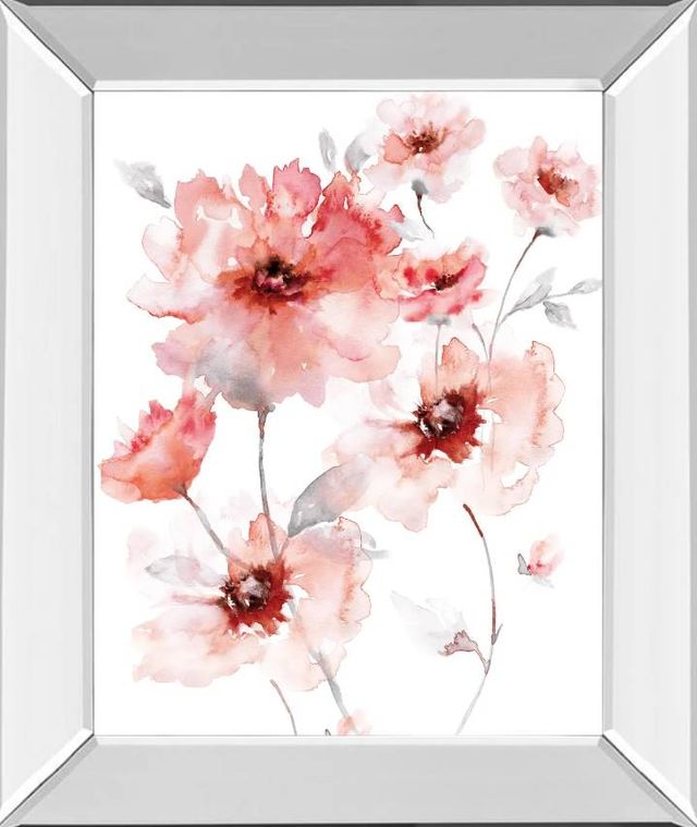 Classy Art Translucent Blush I by Nan Mirrored Frame Wall Art | Park ...