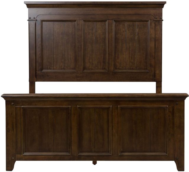 Liberty Furniture Saddlebrook Queen Panel Bed 1