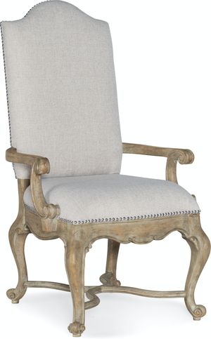 Hooker® Furniture Castella 2-Piece Antique Slate/Natural Tan Arm Chair Set