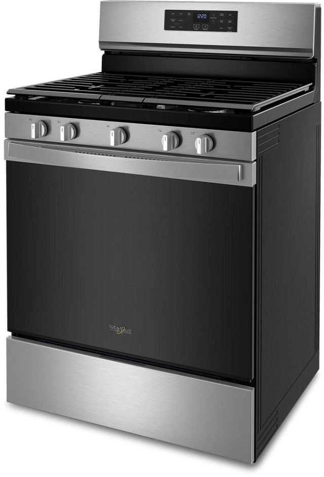 Whirlpool® 30" Fingerprint Resistant Stainless Steel Freestanding Gas Range with 5-in-1 Air Fry Oven 17