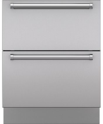 Sub-Zero® 27" Integrated Stainless Steel Drawer Panels with Pro Handles-0