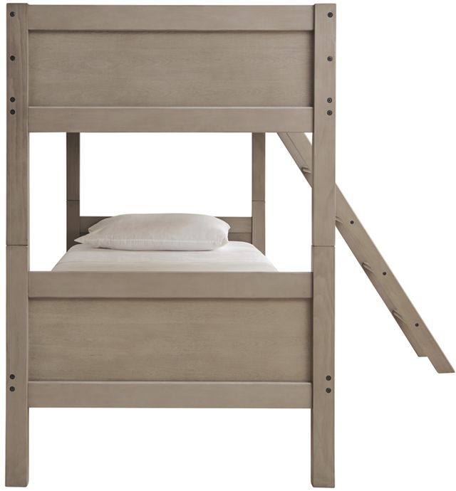 Signature Design by Ashley® Lettner Light Gray Twin/Twin Bunk Bed w/Ladder 4