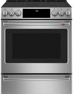 Café™ 30" Stainless Steel Slide in Electric Range-CES700P2MS1
