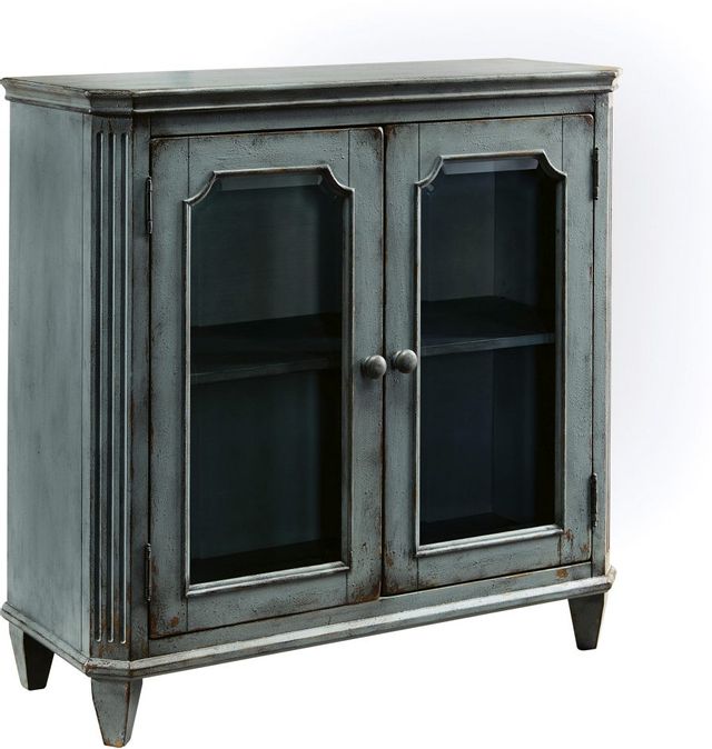 Signature Design by Ashley® Mirimyn Antique Teal Accent Cabinet 1