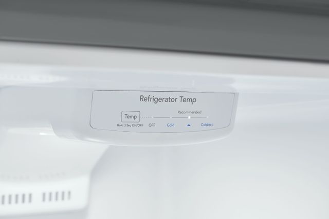Frigidaire® 10.1 Cu. Ft. Brushed Steel Top Freezer Refrigerator 2