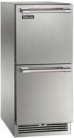Perlick® Signature Series 2.8 Cu. Ft. Stainless Steel Refrigerator Drawers 0