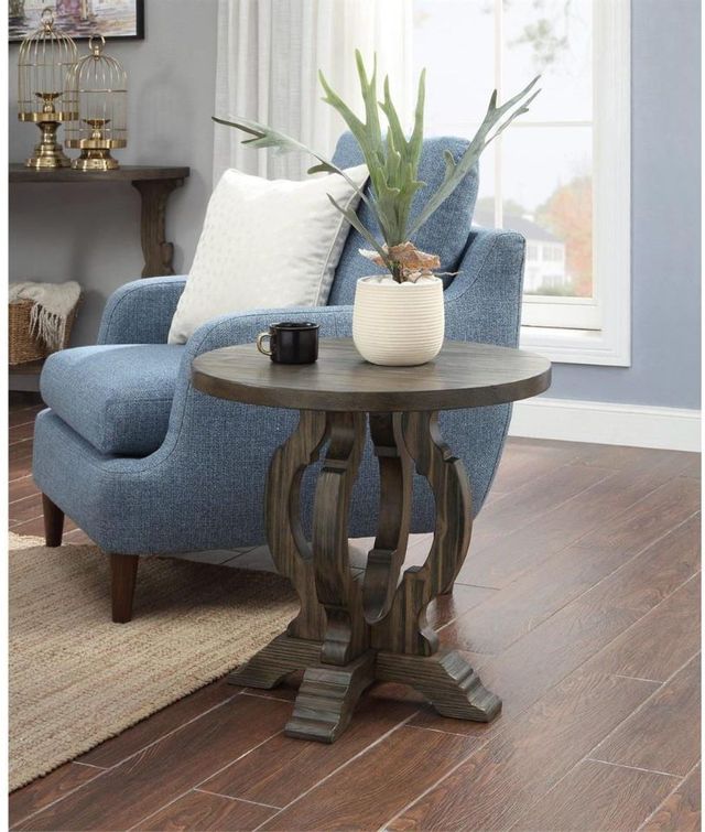 Coast2Coast Home™ Orchard Brown Round Accent Table 3