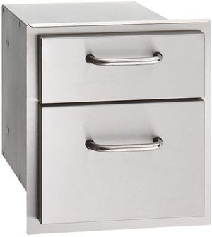 American Outdoor Grill Stainless Steel Double Drawer