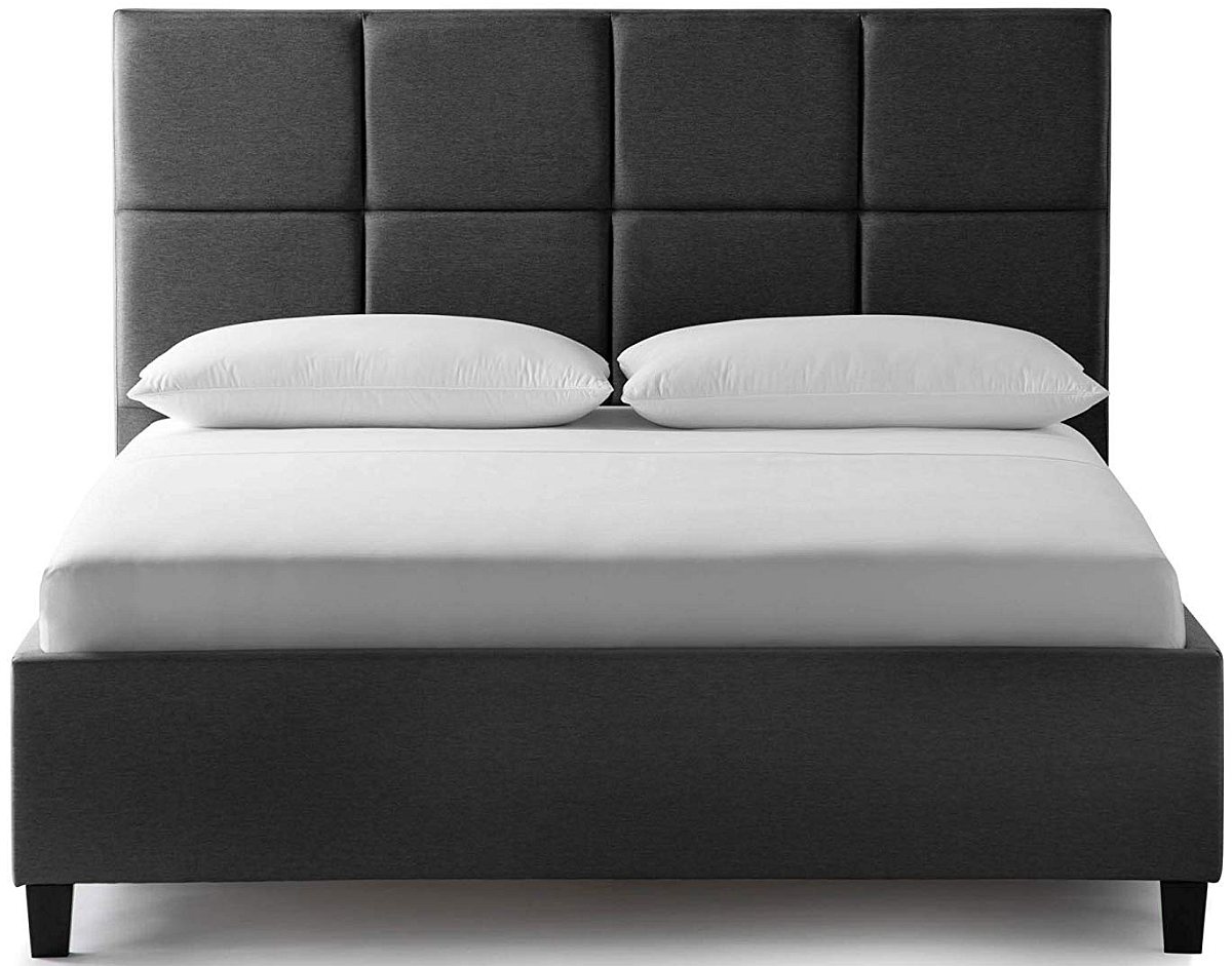 Malouf® Scoresby Charcoal California King Designer Bed | The Appliance ...