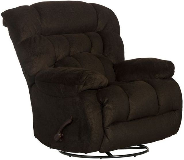 Catnapper® Daly Chocolate Chaise Swivel Glider Recliner