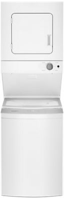 Whirlpool® 1.8 Cu. Ft. Washer, 3.4 Cu. Ft. Dryer White Stackable Washers and Dryers