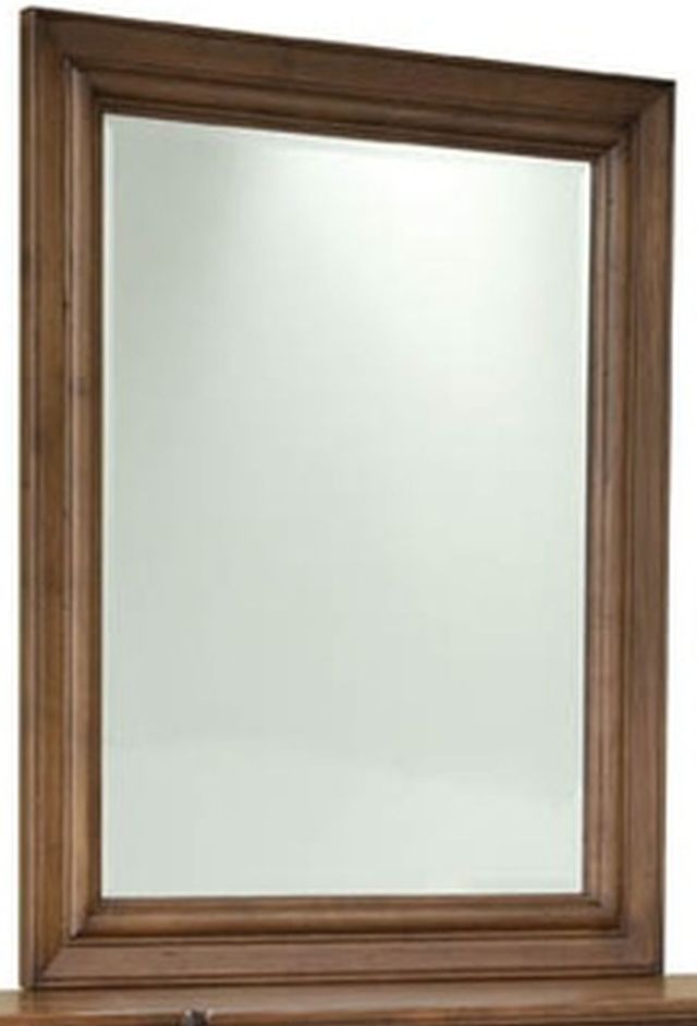 Durham Furniture Rustic Civility Cinnamon Vertical Frame Mirror 0