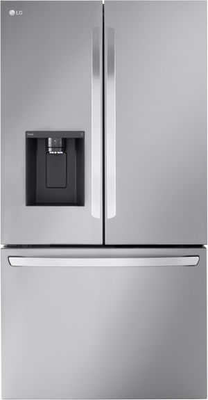 LG LG 27.2 Cu. Ft. PrintProof™ Stainless Steel Side-by-Side Refrigerator Kitchen Package