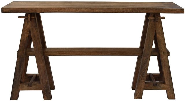 Crestview Collection Bengal Manor Mango Wood A-Frame Narrow Console-0