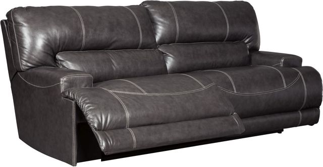 Signature Design by Ashley® McCaskill 3-Piece Gray Reclining Sectional 2