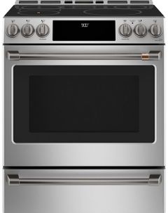 Café™ 30" Stainless Steel Slide In Electric Range-CHS90XP2MS1