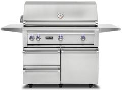 Viking® 5 Series 67.75" Stainless Steel Freestanding Natural Gas Grill-VQGFS5421NSS