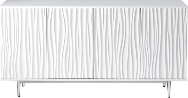 Coast2Coast Home™ Accents by Andy Stein Waves Glossy White Media Credenza 1