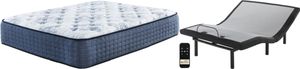Sierra Sleep® by Ashley® Mt Dana 2-Piece Hybrid and Good Adjustable Queen Mattress Set