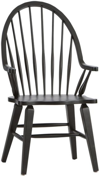 Liberty Furniture Hearthstone Black Arm Chair