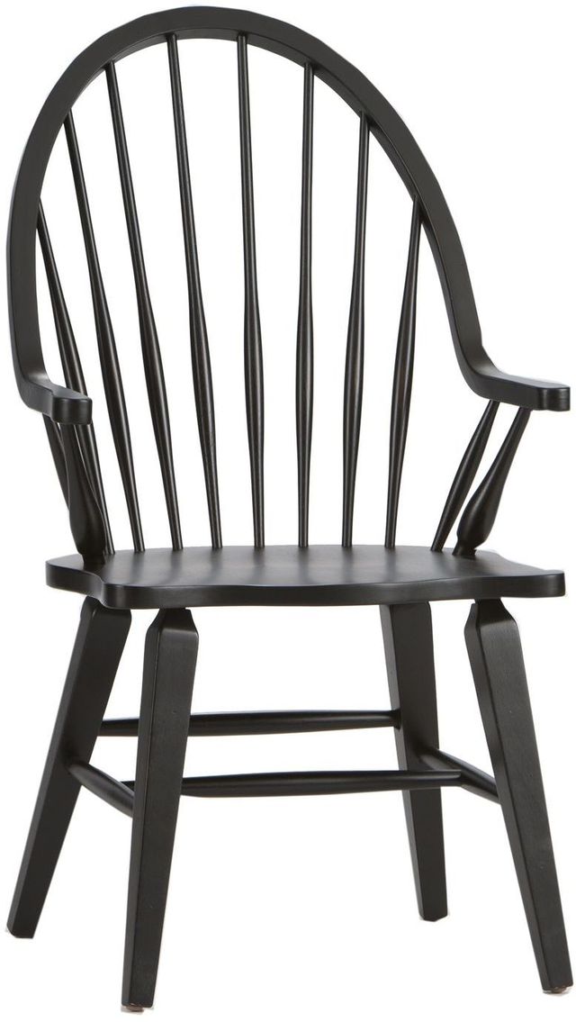 Liberty Furniture Hearthstone Black Arm Chair-0