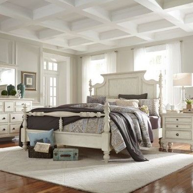 Liberty High Country 4-Piece Antique White Bedroom Set 4