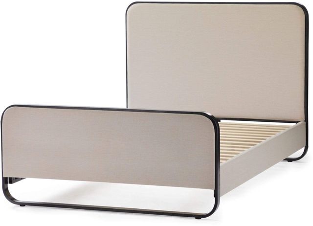 Malouf® Godfrey Designer Oat Full Panel Bed