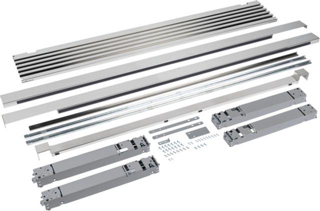 Electrolux 84'' Stainless Steel Louvered Double Trim Kit 1