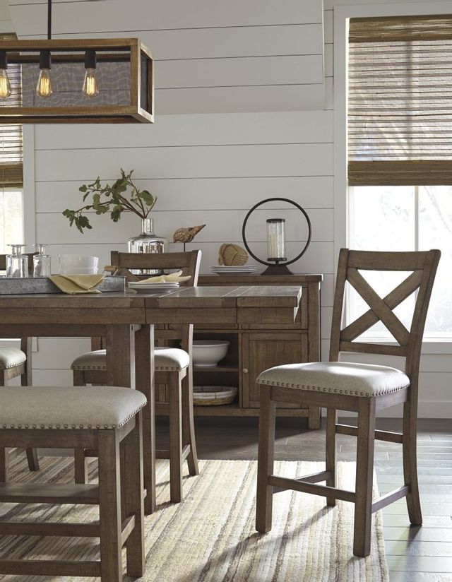 Table haute rectangulaire hauteur comptoir Moriville, brun, Signature Design by Ashley® 5
