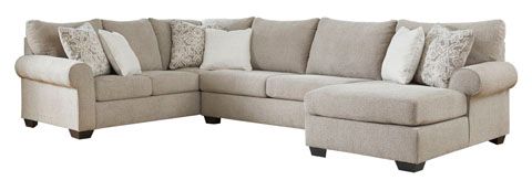 Benchcraft® Baranello Stone 3-Piece Sectional with Chaise 0