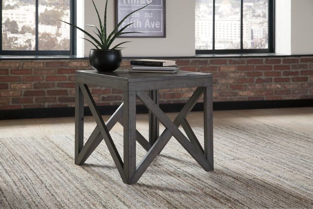 Signature Design by Ashley® Haroflyn 2-Piece Gray Living Room Table Set-3