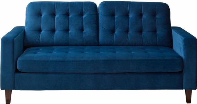Malouf™ Douglas Velvet Navy Sofa