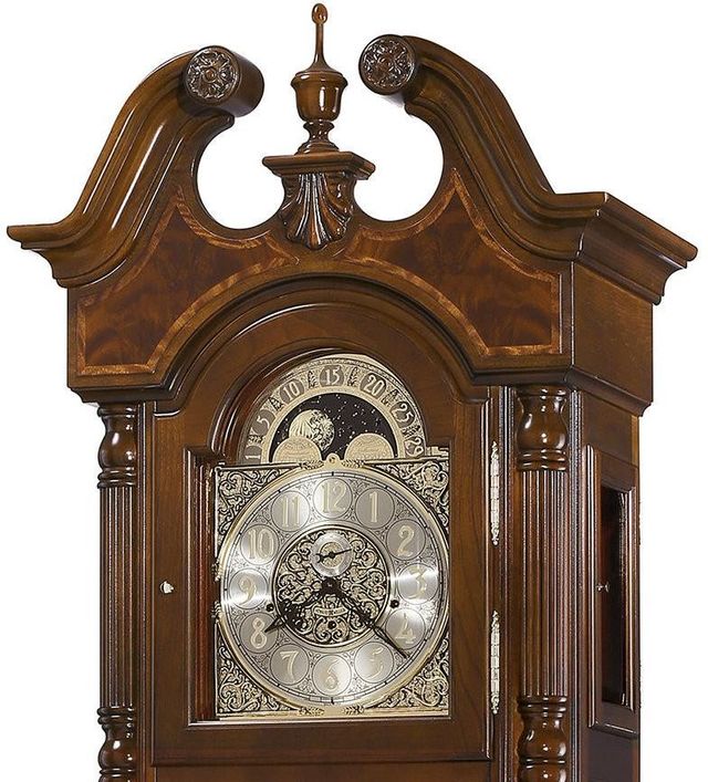 Howard Miller® Polk Cherry Bordeaux Grandfather Clock 1