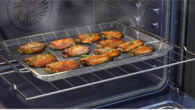 Samsung Stainless Steel Air Fry Tray 1