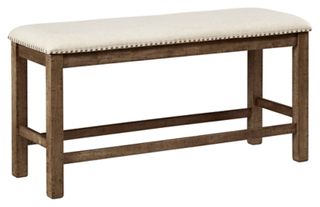 Signature Design by Ashley® Moriville Beige Double Upholstered Bench