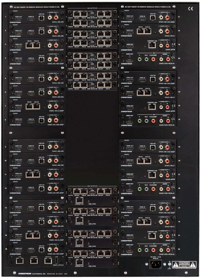 Crestron® DigitalMedia™ 32x32 Switcher with Redundant Power Supplies 2