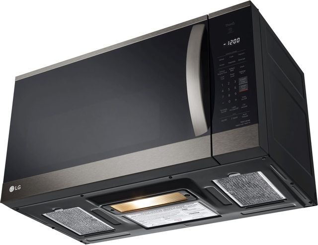 LG 1.8 Cu. Ft. PrintProof™ Black Stainless Steel Over The Range Microwave 5